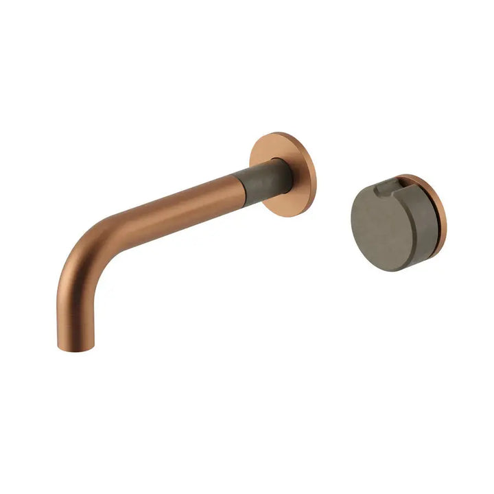 Meir X Nood Co. Alchemy Series Progressive Wall Mixer Set - Lustre Bronze Meir