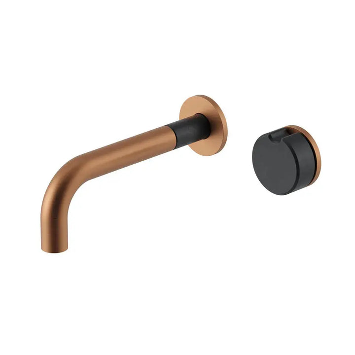 Meir X Nood Co. Alchemy Series Progressive Wall Mixer Set - Lustre Bronze Meir