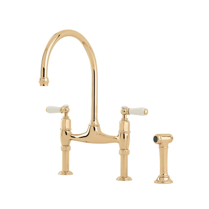 Pendleton Kitchen Mixer with Spray Rinse Perrin &amp; Rowe