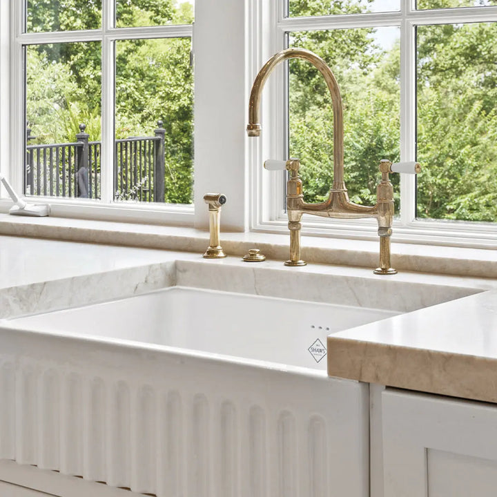 Pendleton Kitchen Mixer with Spray Rinse Perrin &amp; Rowe