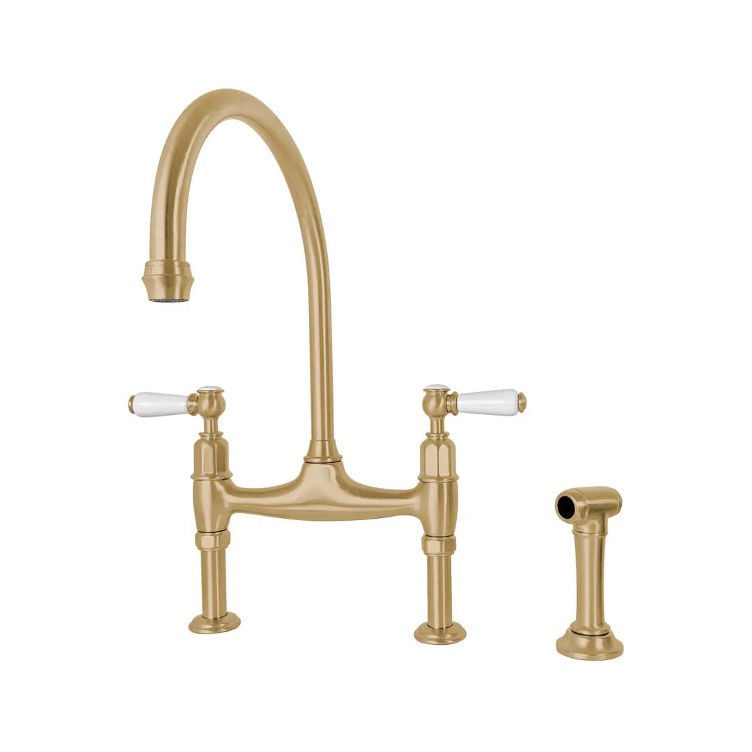 Pendleton Kitchen Mixer with Spray Rinse Perrin &amp; Rowe