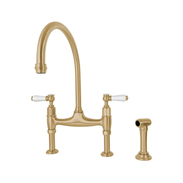 Pendleton Kitchen Mixer with Spray Rinse Perrin &amp; Rowe