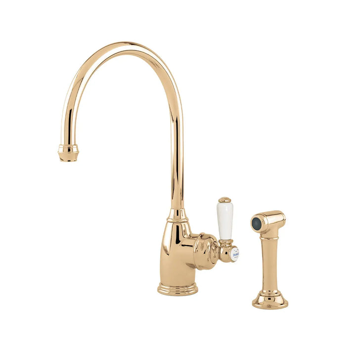 Yarrow Kitchen Mixer with Spray Rinse Perrin &amp; Rowe