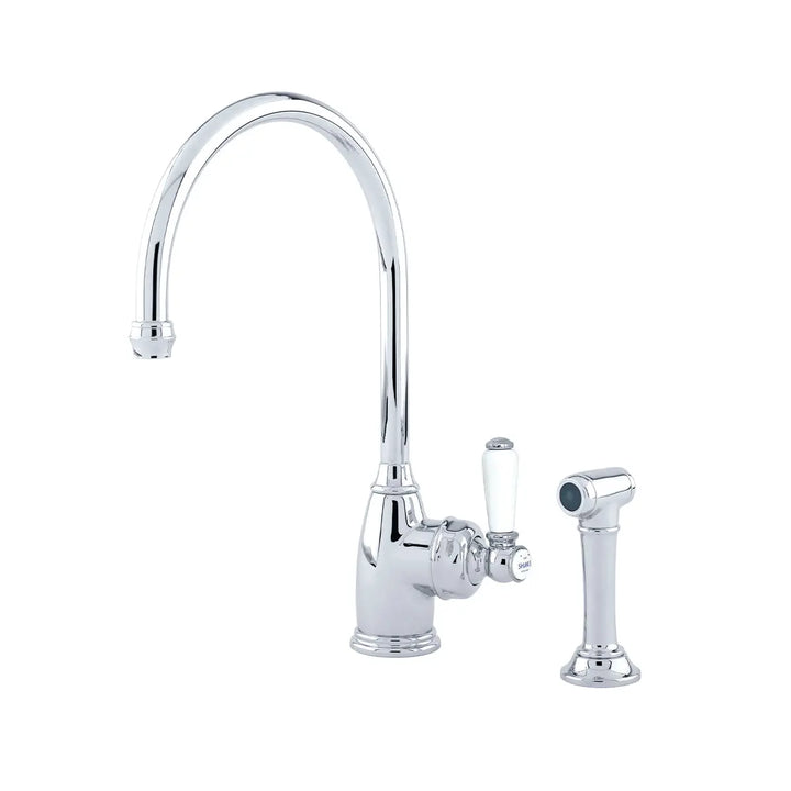 Yarrow Kitchen Mixer with Spray Rinse Perrin &amp; Rowe