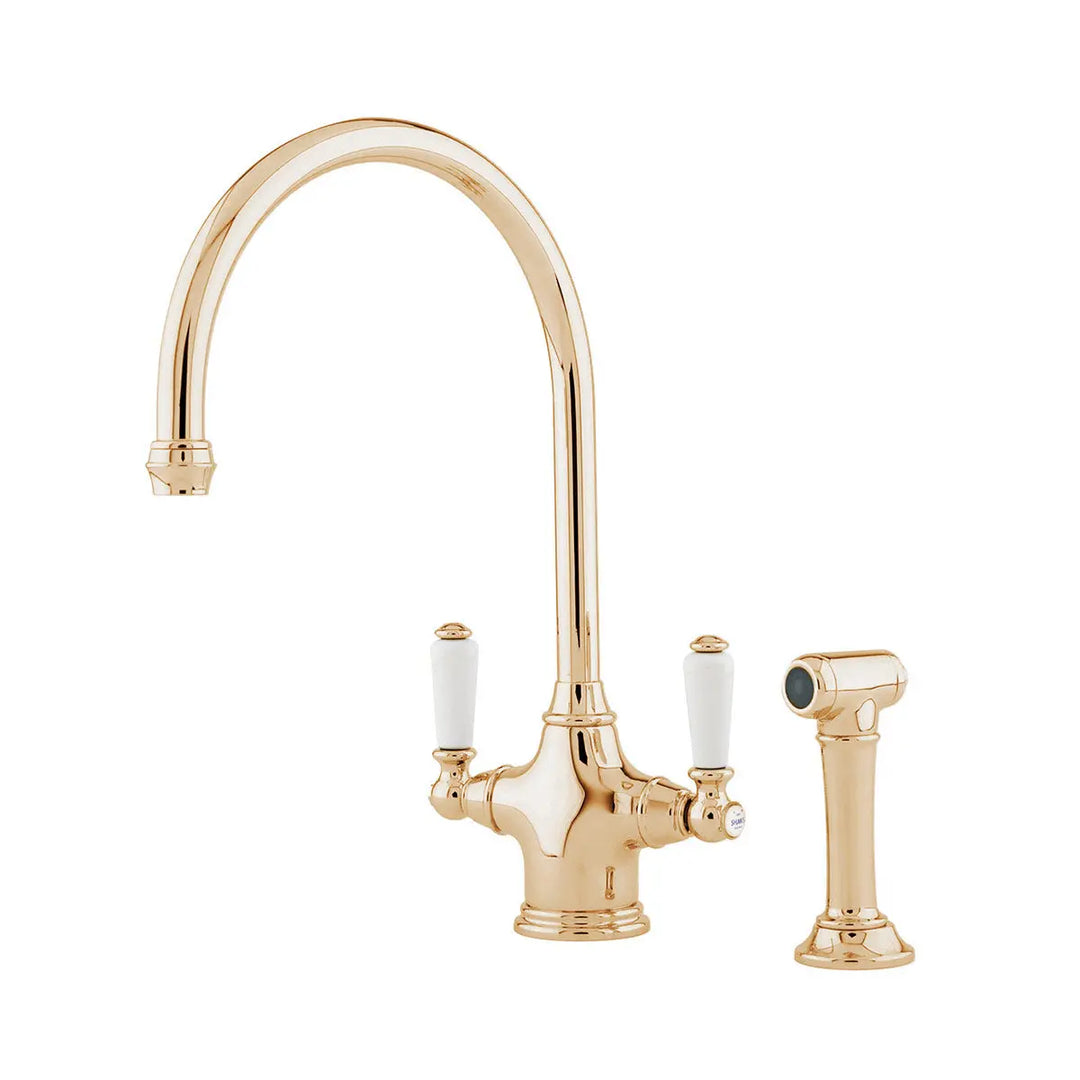 Ribble Kitchen Mixer with Spray Rinse Perrin &amp; Rowe
