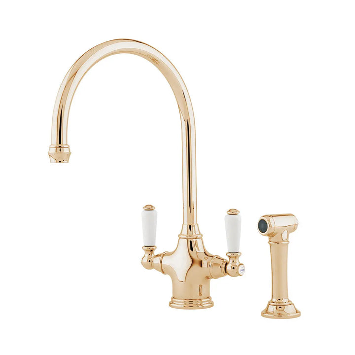 Ribble Kitchen Mixer with Spray Rinse Perrin &amp; Rowe