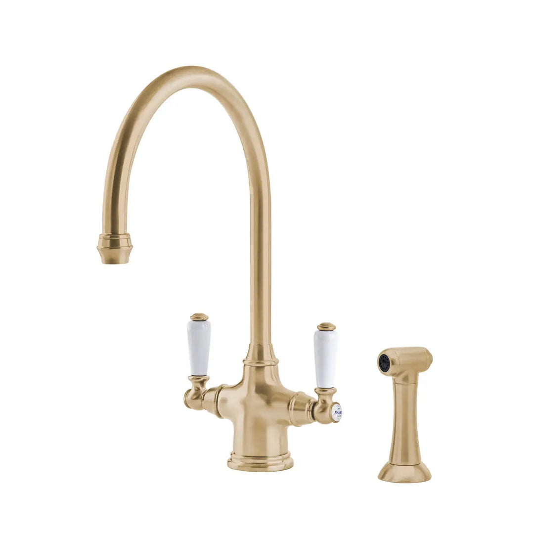 Ribble Kitchen Mixer with Spray Rinse Perrin &amp; Rowe