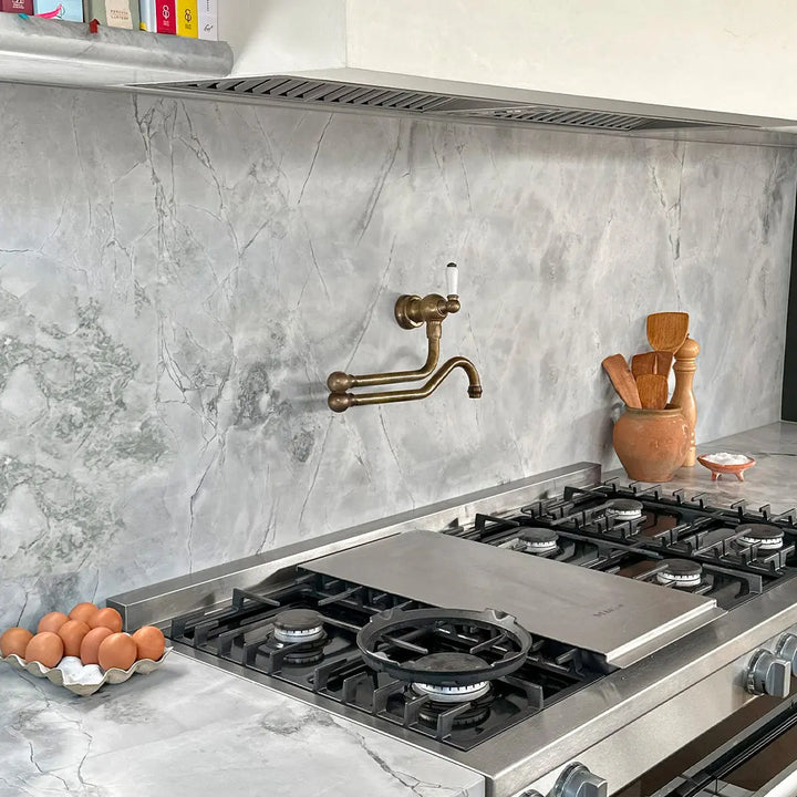 Shaws by Perrin &amp; Rowe Wall Mounted Pot Filler Perrin &amp; Rowe