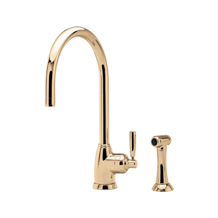 Roeburn Kitchen Mixer with Spray Rinse Perrin &amp; Rowe