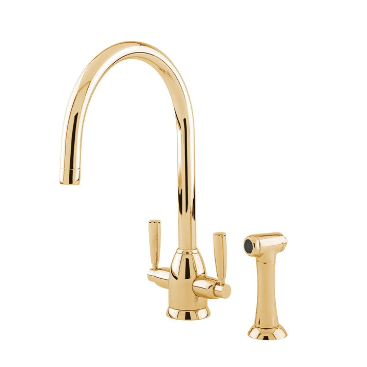 Silverdale Kitchen Mixer with Spray Rinse Perrin &amp; Rowe