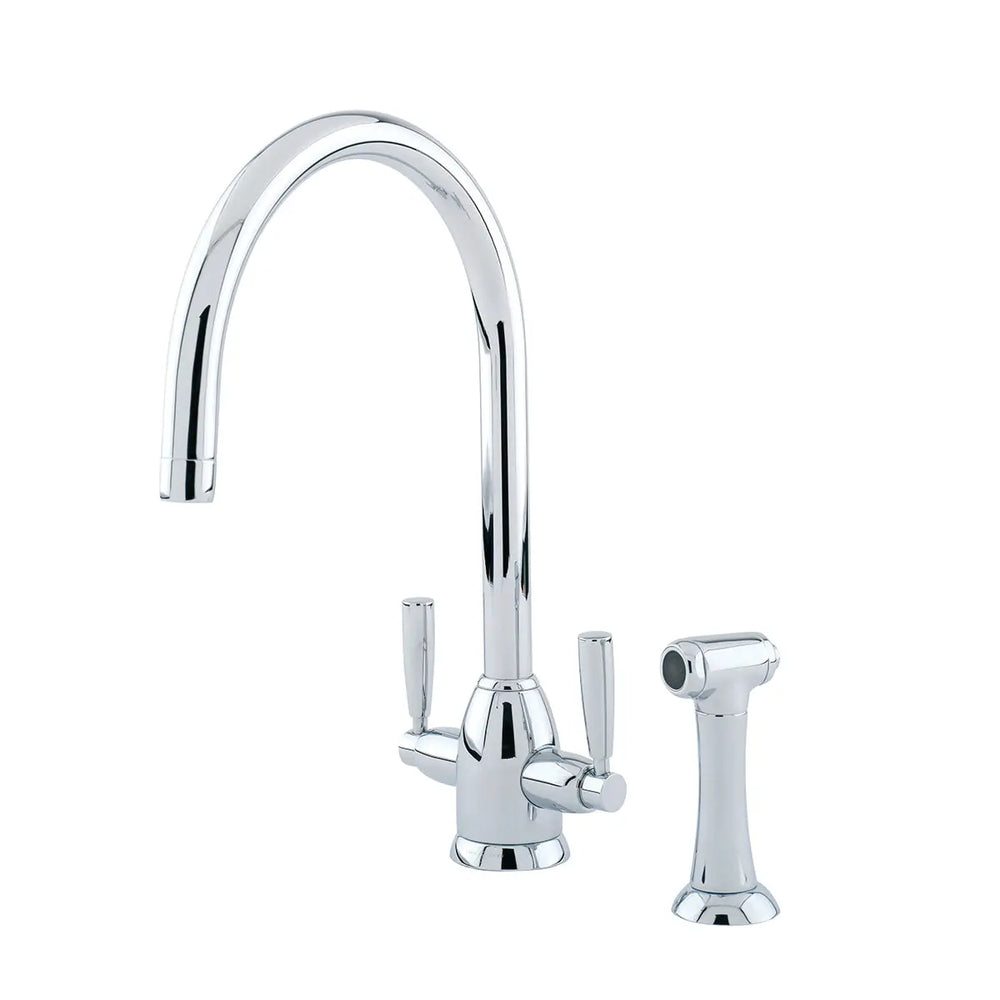 Silverdale Kitchen Mixer with Spray Rinse Perrin & Rowe