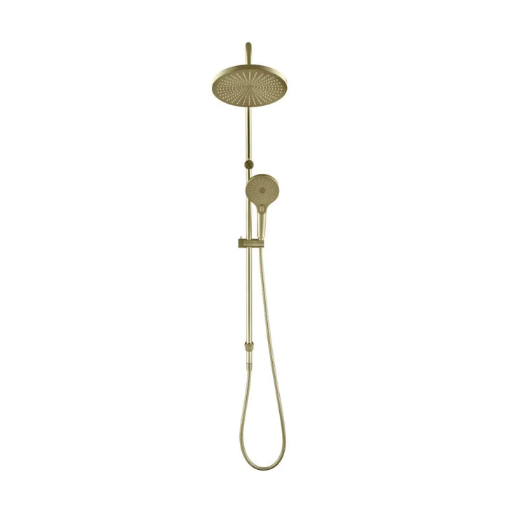 Mica Fluted Gooseneck Dual Shower Rail Bella Vista
