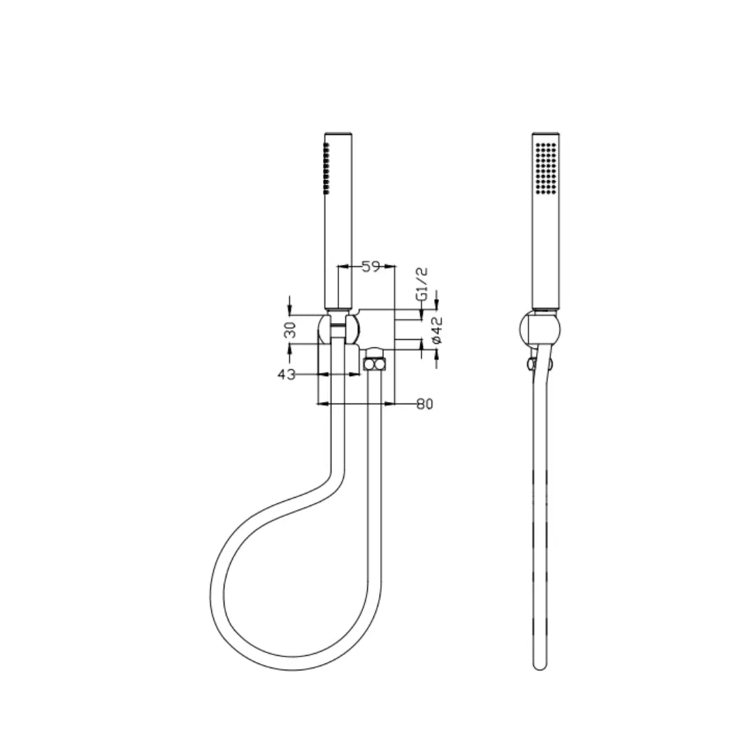 Mica Heritage Hand Shower Bella Vista