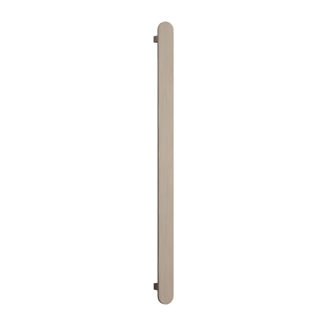 Flat Pill 12V Vertical Single Heated Towel Rail Thermogroup