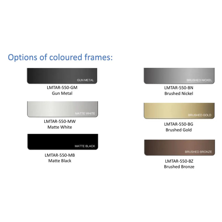 Tarcoola LED Mirror with or without frame Alex Group Aus