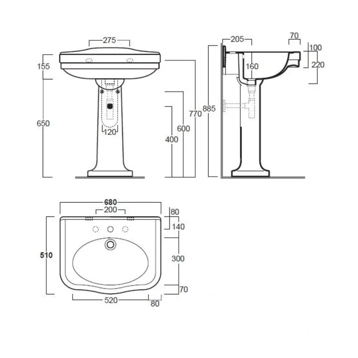 Claremont Basin and Pedestal Turner Hastings