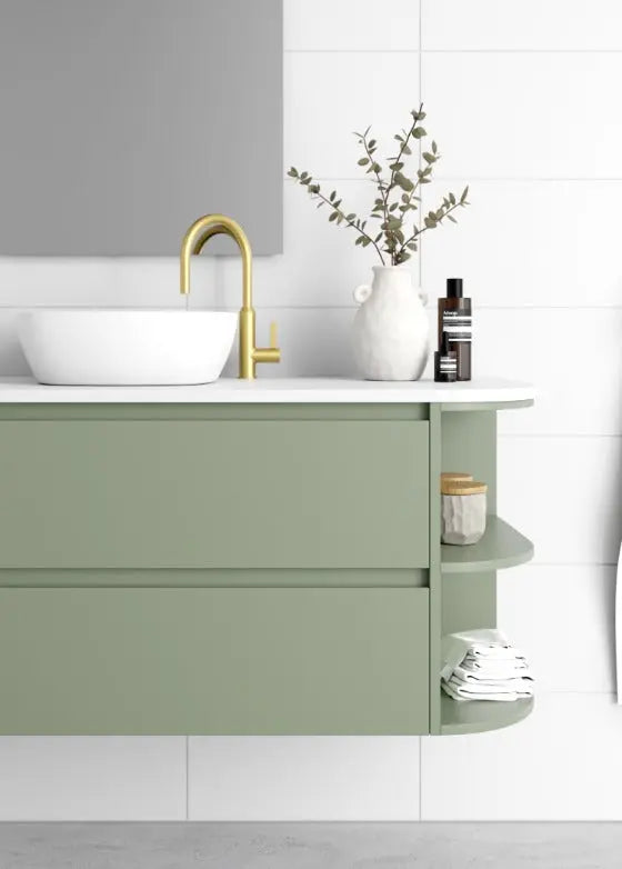 Avion Wall Hung Vanity with top and basin Marquis
