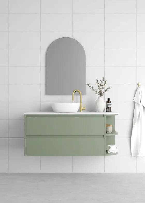 Avion Wall Hung Vanity with top and basin Marquis