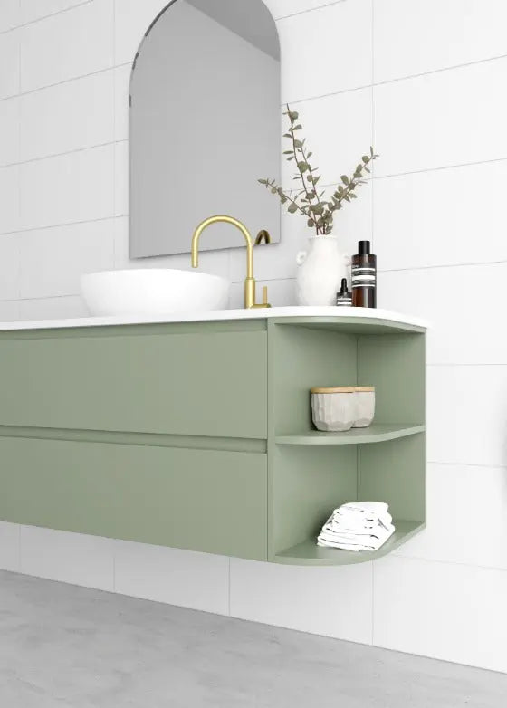 Avion Wall Hung Vanity with top and basin Marquis