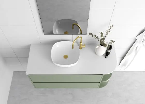 Avion Wall Hung Vanity with top and basin Marquis