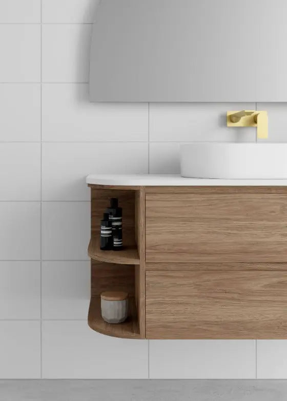 Avion Wall Hung Vanity with top and basin Marquis
