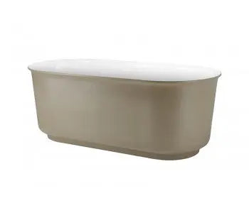 BERG Soft Sand finish Freestanding Bath 1500 or 1700mm - solid surface &amp; acrylic Belbagno