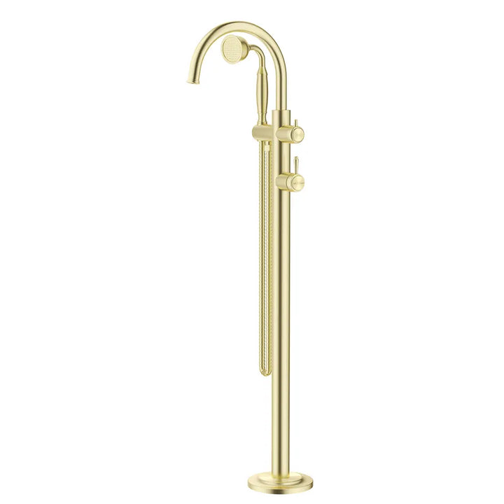Mica Heritage Freestanding Bath Mixer with Hand Shower Bella Vista
