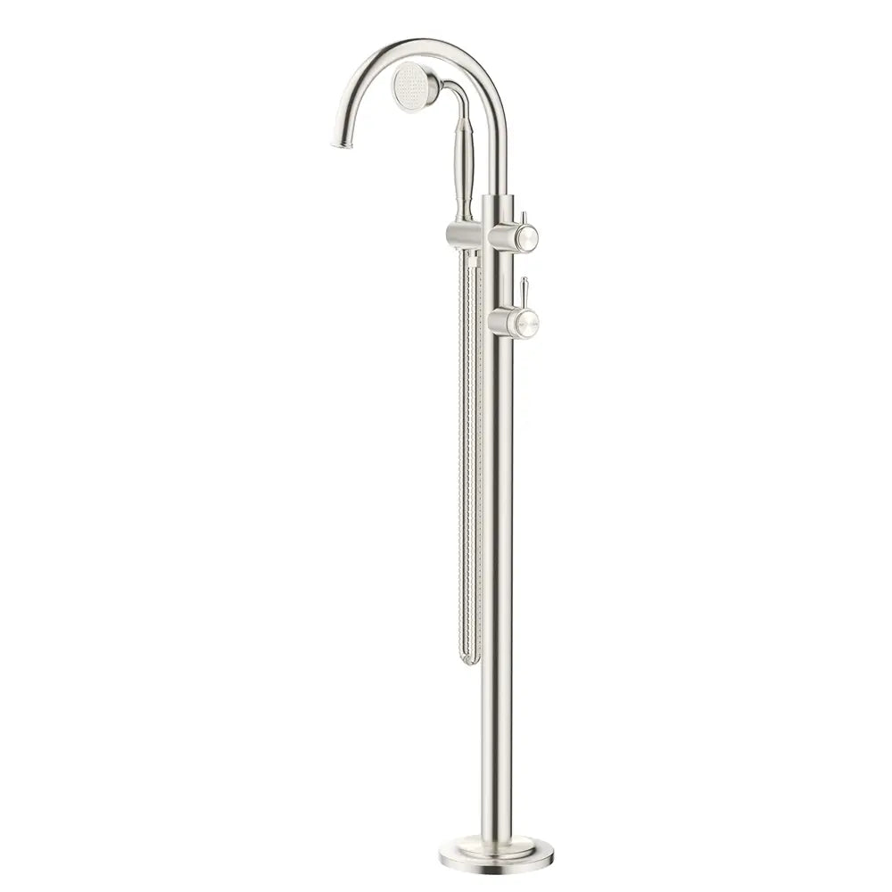Mica Heritage Freestanding Bath Mixer with Hand Shower Bella Vista