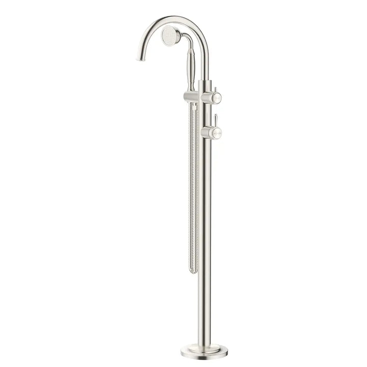 Mica Heritage Freestanding Bath Mixer with Hand Shower Bella Vista