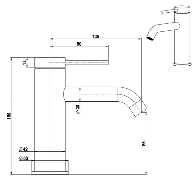 Mica Basin Mixer Bella Vista