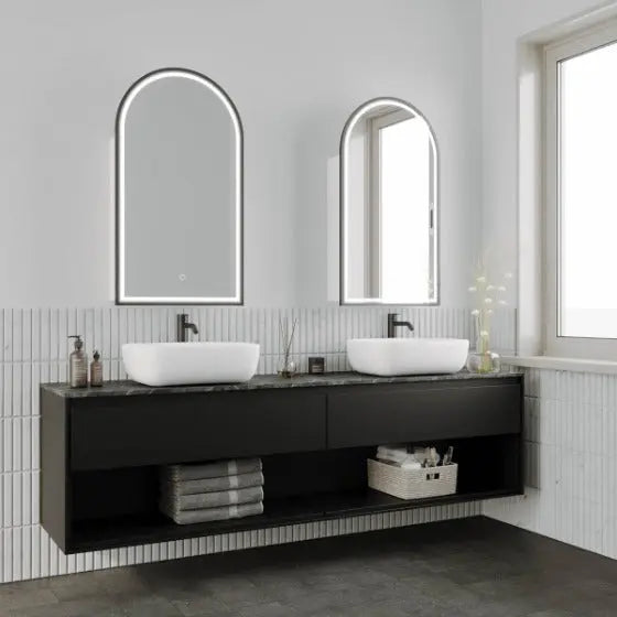 Blanca LED Shaving Cabinet Mirror Remer