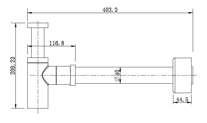 Bottle Trap 40mm Modern National