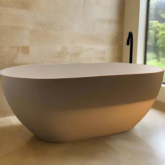 Bella Freestanding Stone Bath - 1500mm | 1600mm | 1700mm | 1800mm - various finishes (on display) PIETRA BIANCA