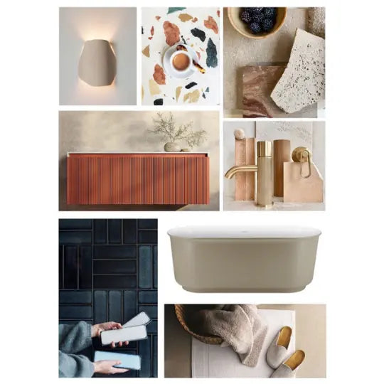 BERG Soft Sand finish Freestanding Bath 1500 or 1700mm - solid surface &amp; acrylic Belbagno