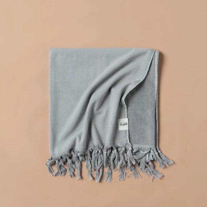 Vintage Wash Towel | Pale Grey Saardé