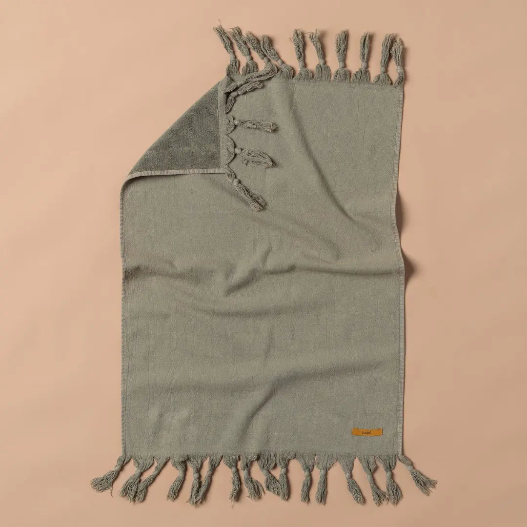 Vintage Wash Hand Towel | Wash Olive Saardé