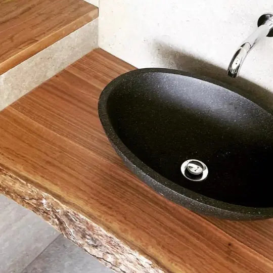 Pearl Above Counter Stone Basin - various finishes PIETRA BIANCA