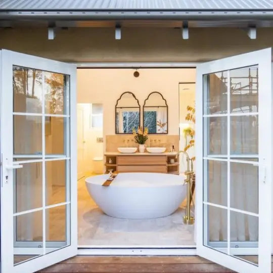 Coco 1760 x 1030mm Stone Freestanding Bath - various finishes PIETRA BIANCA