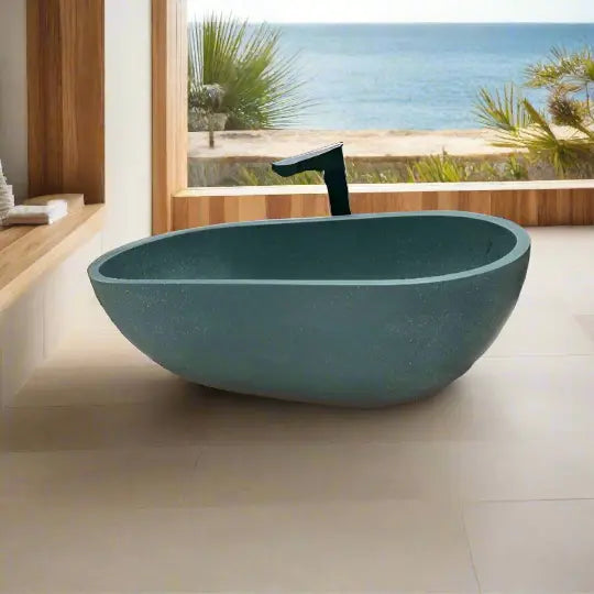 Bella Freestanding Stone Bath - 1500mm | 1600mm | 1700mm | 1800mm - various finishes (on display) PIETRA BIANCA