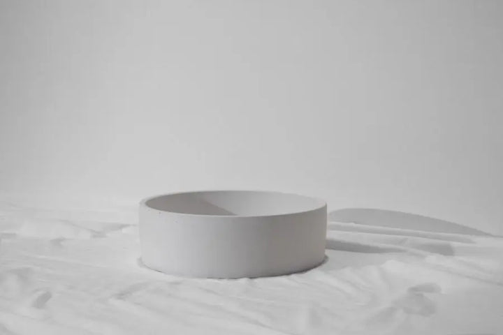 Mini Orb Concrete Basin Above Counter Concrete Republic