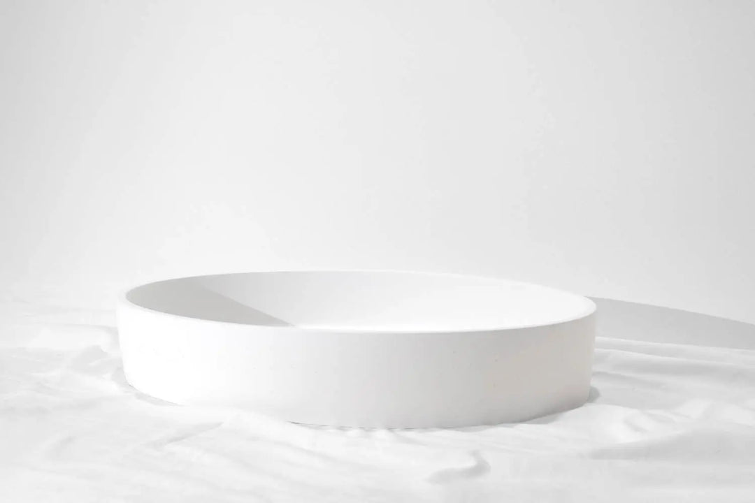 Oblong Concrete Basin Above Counter Concrete Republic