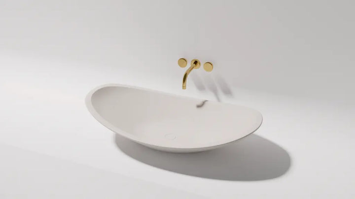 Boat Above Counter Stone Basin - various finishes PIETRA BIANCA