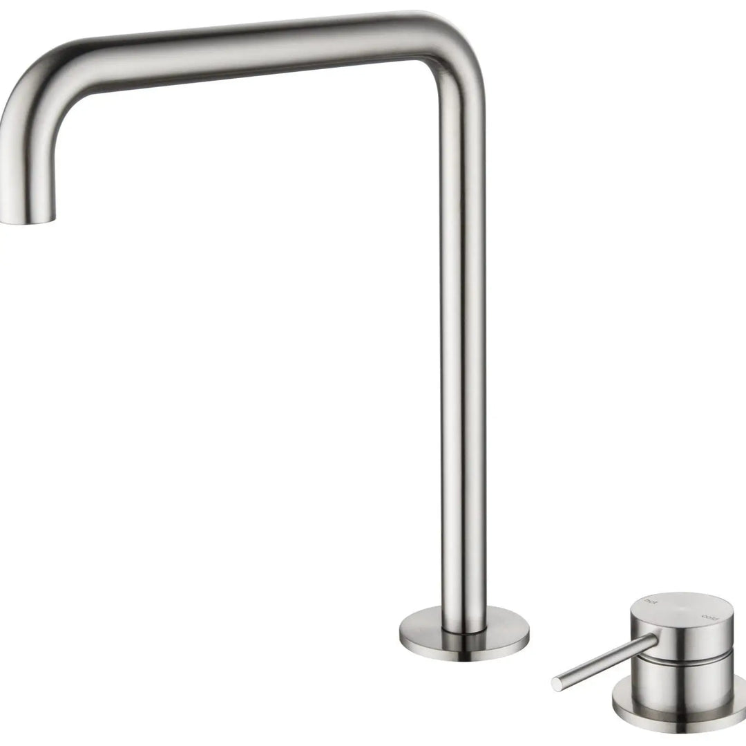 Mica Soft-Square Hob Sink/Basin Mixer Set Bella Vista
