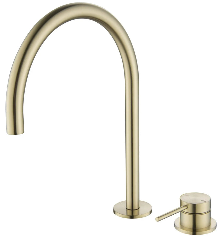 Mica Gooseneck Hob Sink/Basin Mixer Set Bella Vista