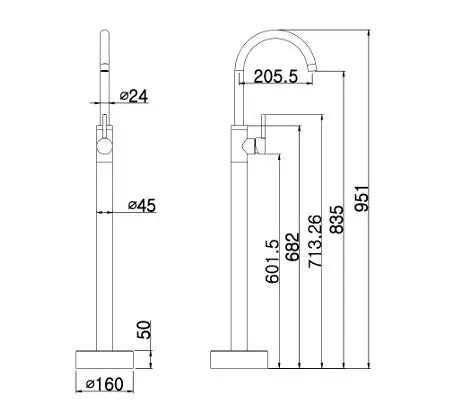 CIOSO BATH FILLER MIXER Millennium
