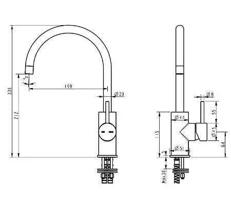 Cioso Sink Mixer Millennium