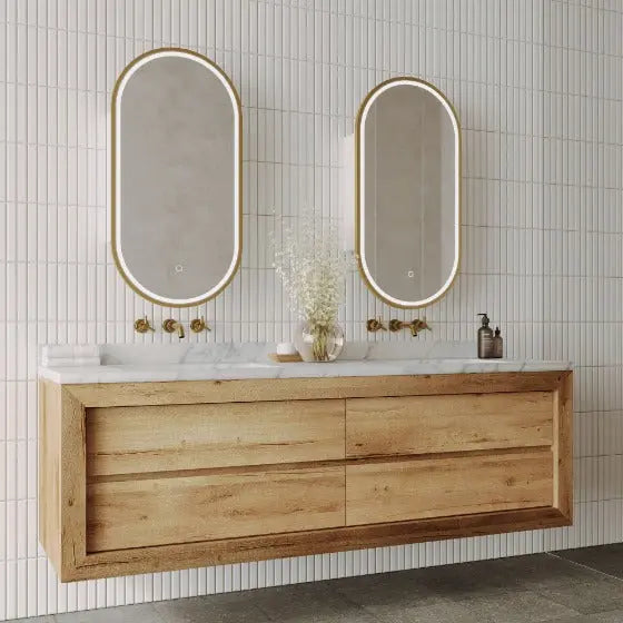 Capsule LED Shaving Cabinet Mirror Remer