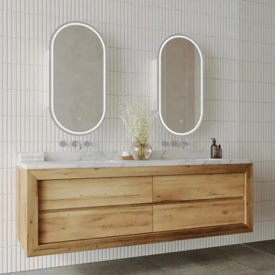 Capsule LED Shaving Cabinet Mirror Remer