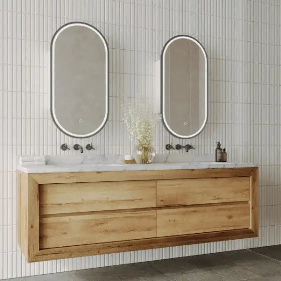 Capsule LED Shaving Cabinet Mirror Remer