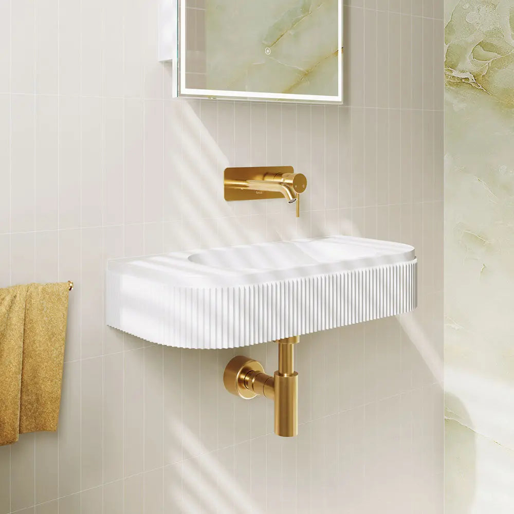 Minka Solid Surface Wall Basin 0 or 1 taphole Fienza